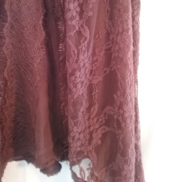 🌞 New American Eagle Camisole Burgundy Lace  XS - Picture 8 of 14
